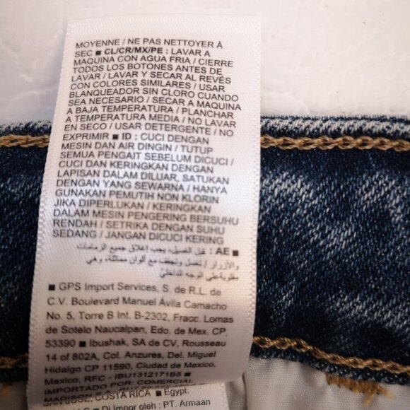 NWT Old Navy Mid Rise Rockstar Super Skinny Ladies Size 6 Blue Jeans - Picture 10 of 14